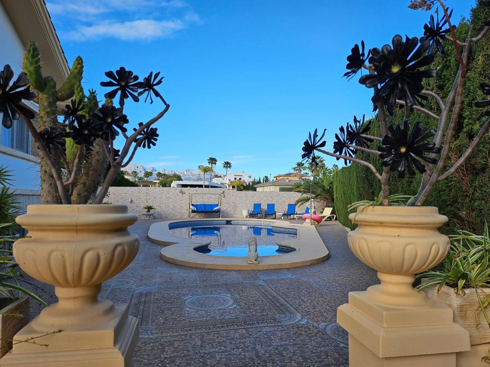 Villa Tres Palmeras En Alfaz Del Pi , Albir, Benidorm L'Alfàs del Pi Exterior photo